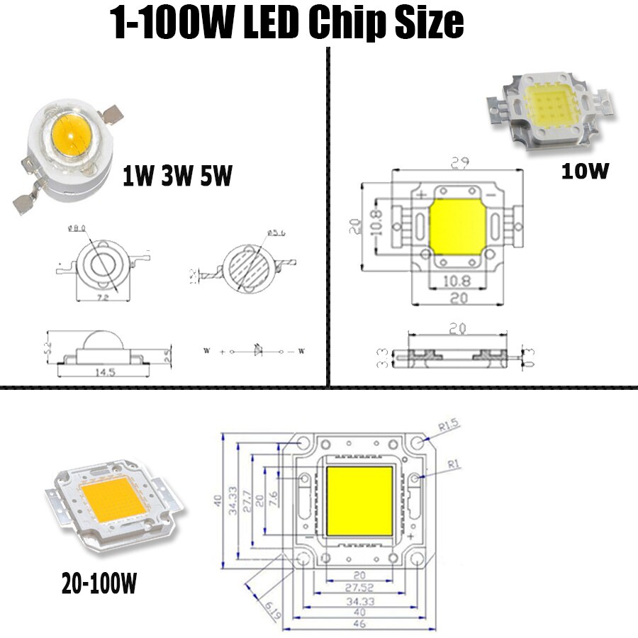 DIY 10W 20W 30W 50W 100W LED Flood Light Spotlight DIY 10W 20W 30W 50W 100W LED Flood Light Spotlight