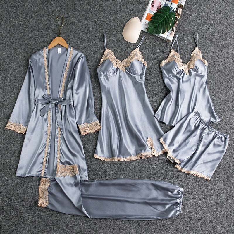 Female 5PCS Pajamas