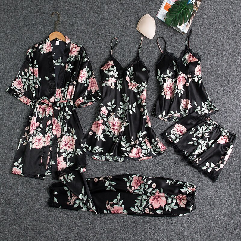 Female 5PCS Pajamas
