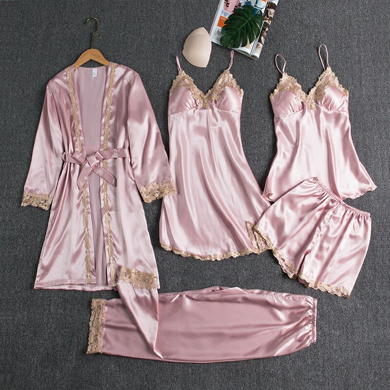 Female 5PCS Pajamas