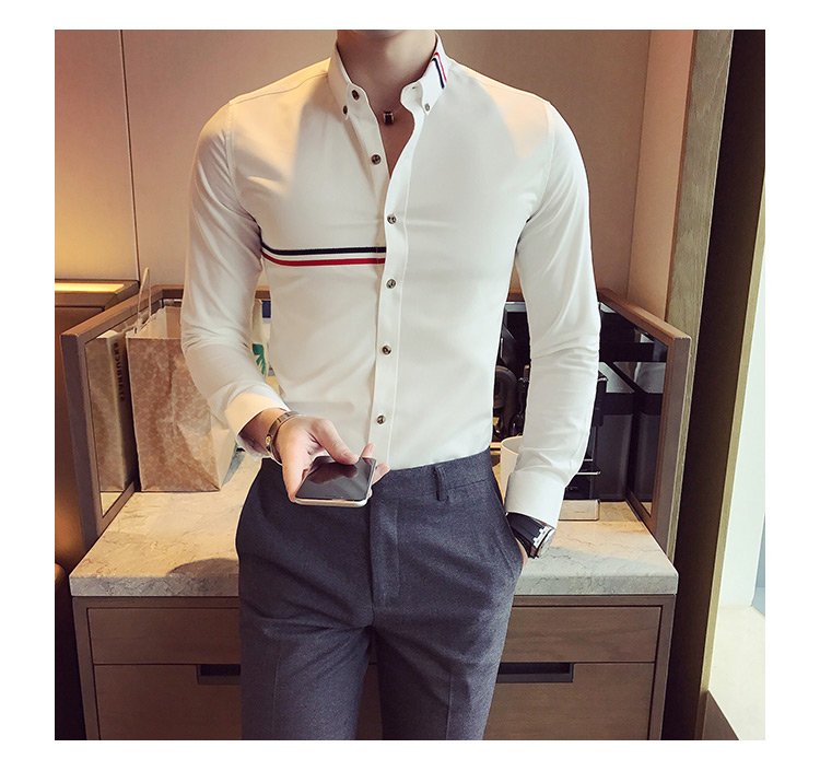 2022 Brand Clothing Male Spring High Quality Long Sleeve Shirts/Men's Slim Fit lapel Leisure Shirts/Fashion Tops Plus Size S-3XL 2022 Brand Clothing Male Spring High Quality Long Sleeve Shirts/Men's Slim Fit lapel Leisure Shirts/Fashion Tops Plus Size S-3XL